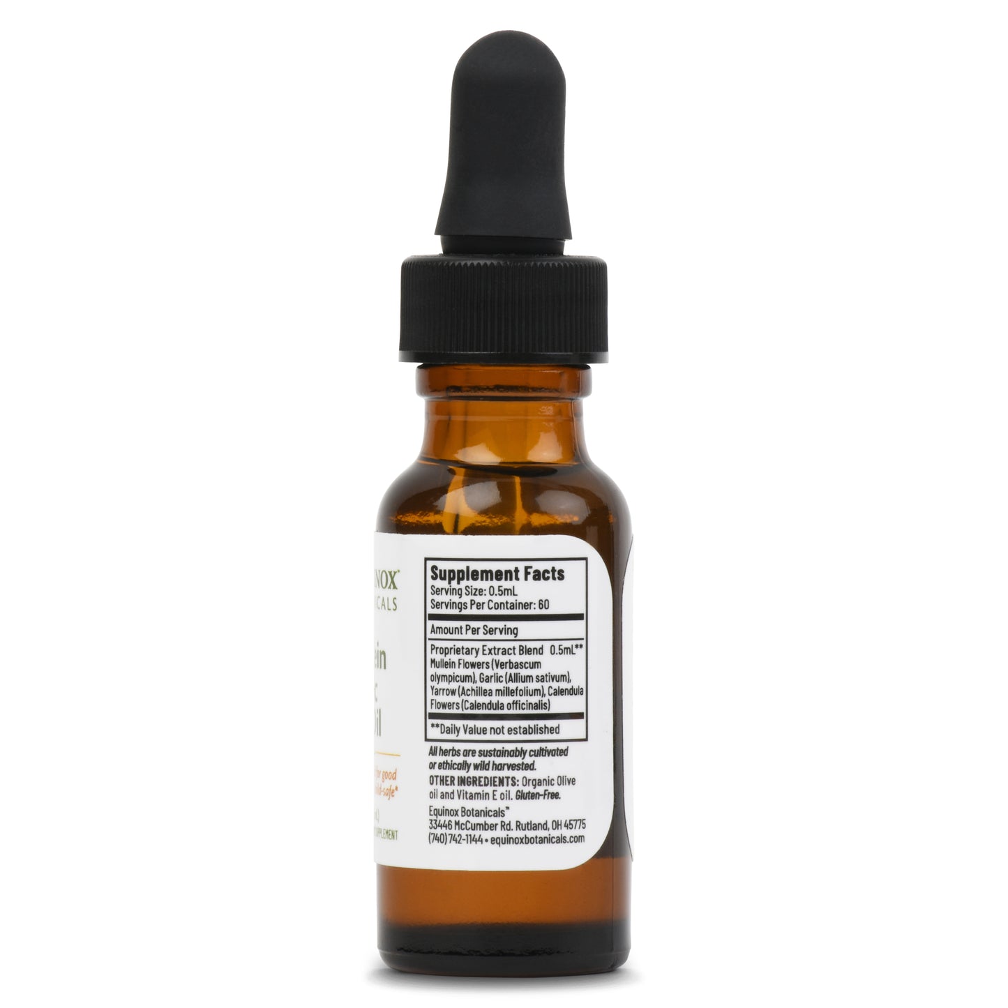 Mullein Garlic Ear Oil ½ oz